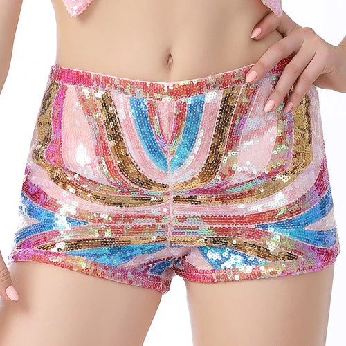 Women's Shimmer Sequin Crop Top Low-Cut Tube Top Sexy Butterfly Lace-up Tank Vest Top Rave Halloween Clubwear Camis