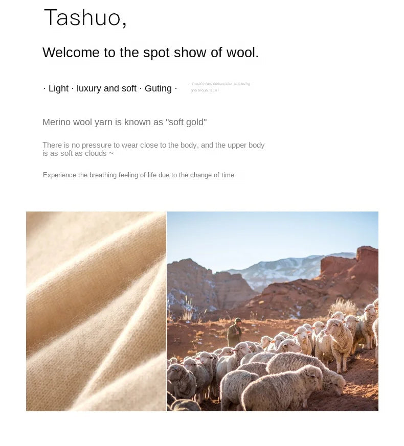 100% Pure Wool Half-neck Pullover In Autumn And Winter New Cashmere Sweater Women's Casual Knit Top Women's Coat 19 Colors Viralgem Store