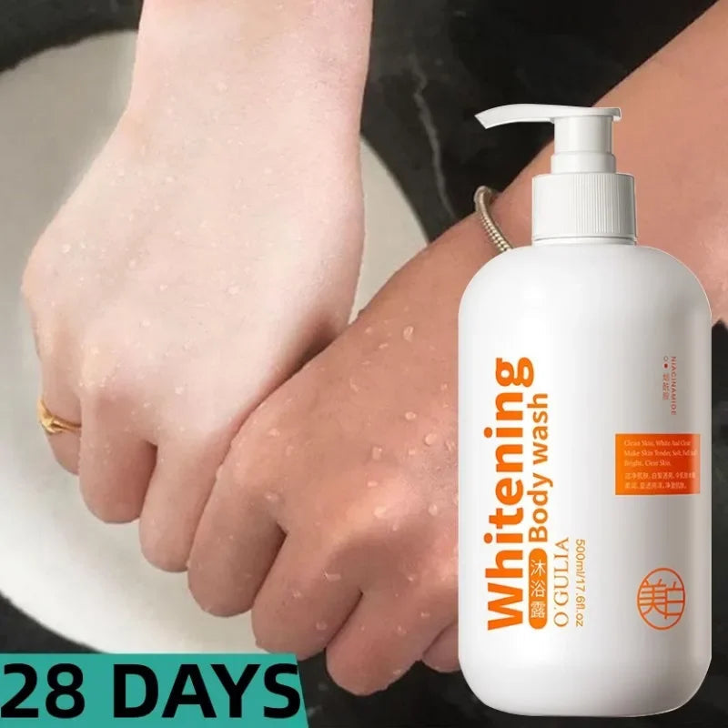 500ml Whitening Body Wash Long-Term Skin Whitening Moisturizing Body Care Shower Gel Viralgem Store