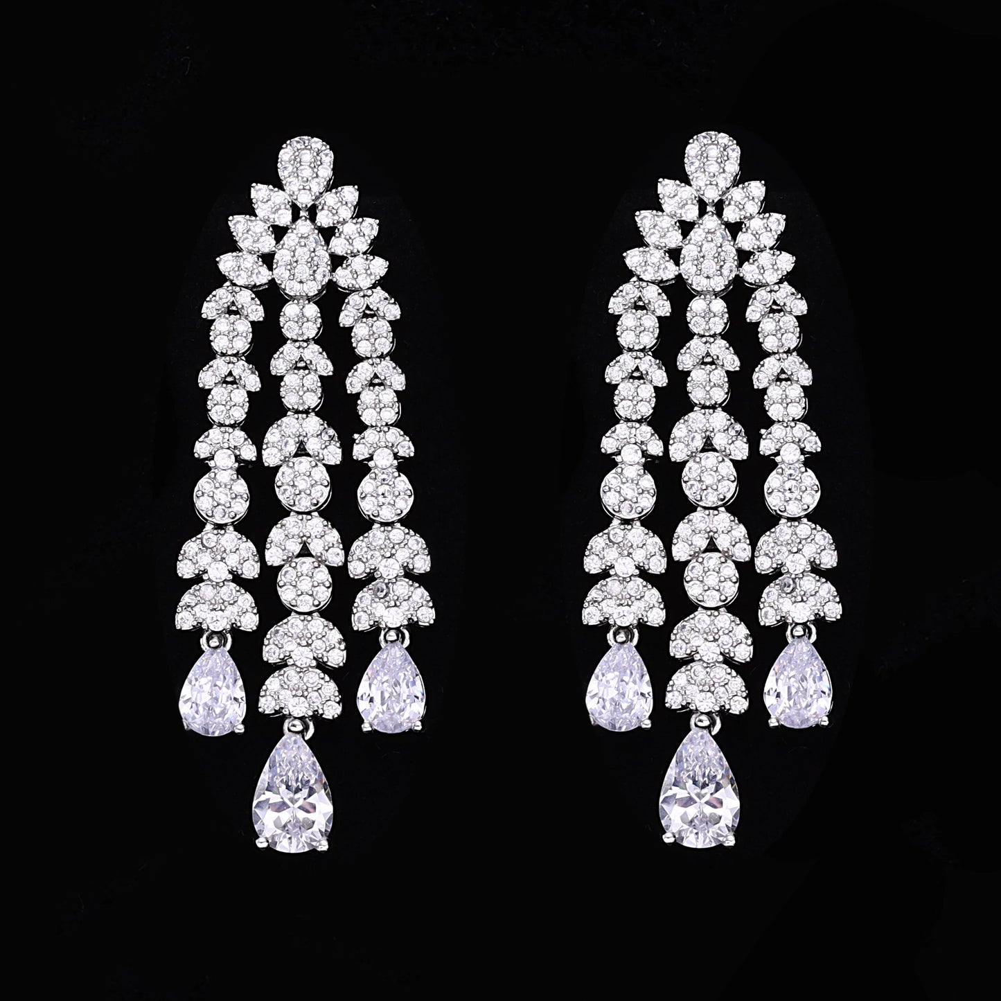 2024 Hot selling 4-piece Bride Wedding Jewelry Set with Cubic Zirconia Dubai Luxury Jewelry Set Viralgem Store