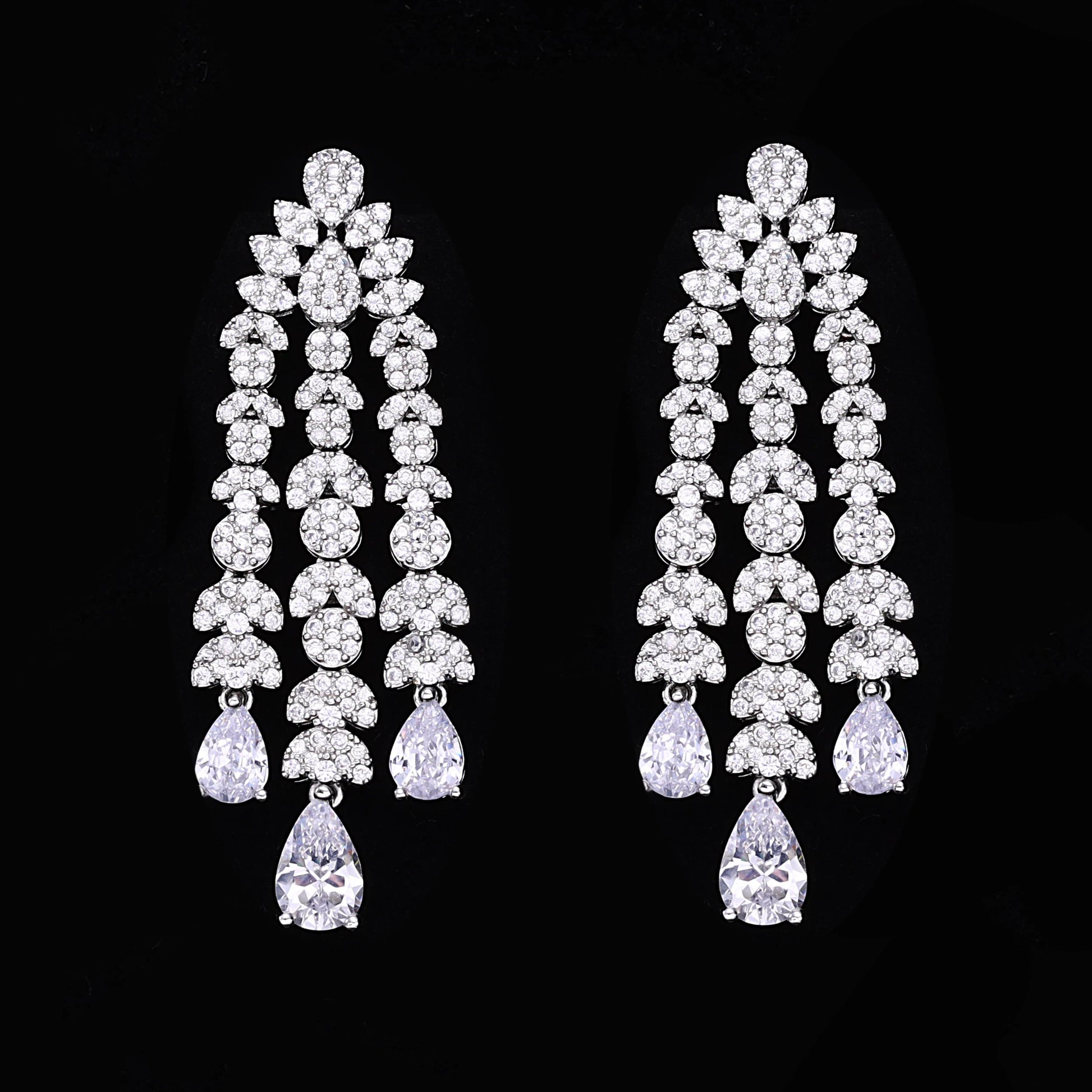 2024 Hot selling 4-piece Bride Wedding Jewelry Set with Cubic Zirconia Dubai Luxury Jewelry Set Viralgem Store