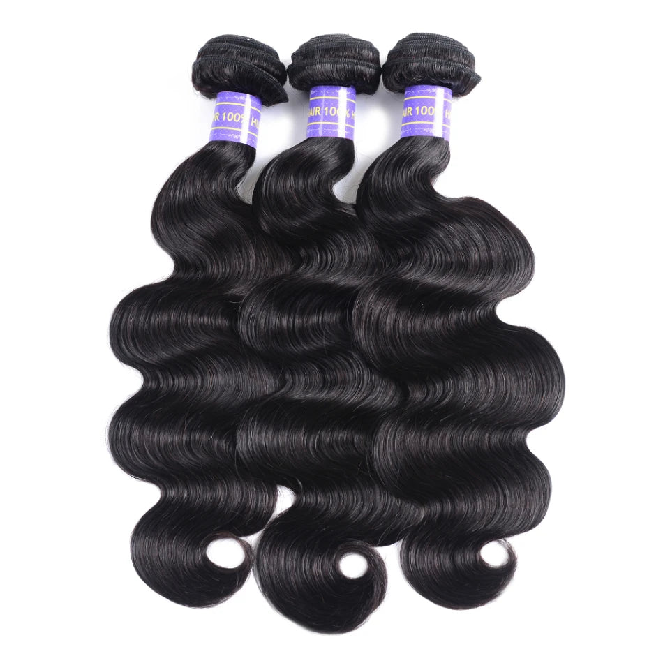 Unice Hair 1/3/4 Brazilian Affordable Body Wave Bundles Deal 100% Human Hair Bundles Virgin Unprocessed Extensions Wavy Hair
