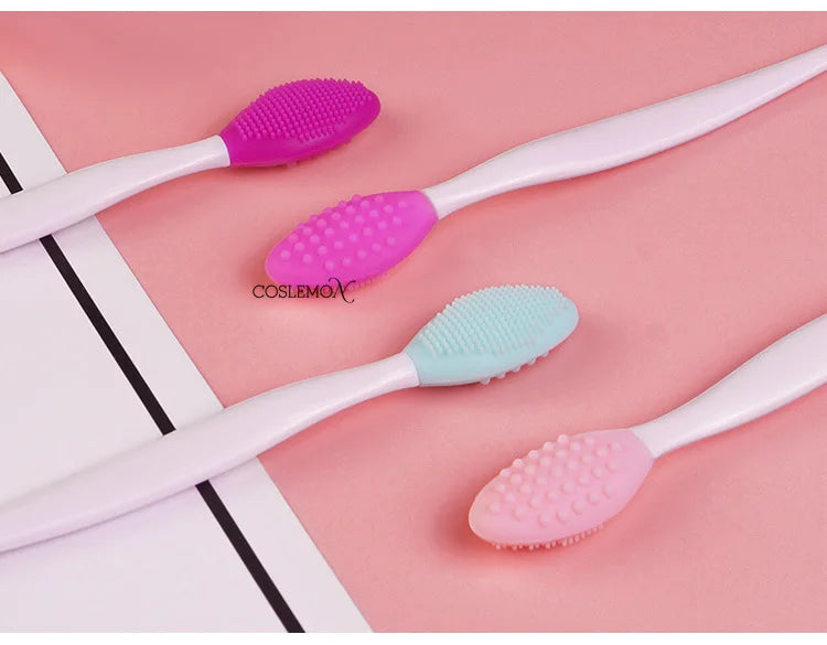 1/3pcs Silicone Cleansing Brush Beauty Skin Care Wash Face Blackhead Removal Scrub Soft Deep Cleaning Exfoliator Cleanser Tool