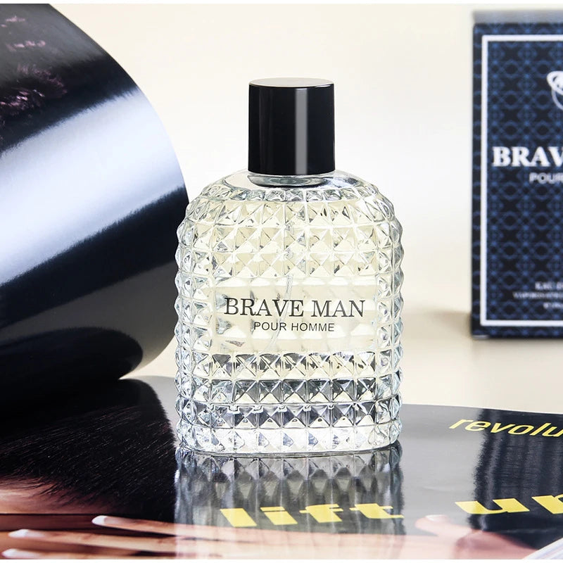 100ML Brave Man Wolf Smoke Perfume Charming Cologne Long-Lasting Fragrance Tender Woody Scent Floral Oriental Note Eau De Parfum