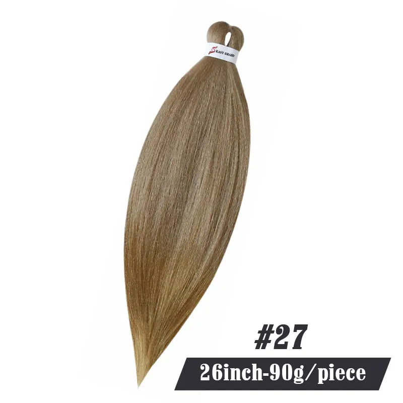 90G Yaki Synthetic Braiding Hair Jumbo Pre Stretched Hair Extensions For Women Kanekalon Curly Crochet Hair Braids Passion Twist