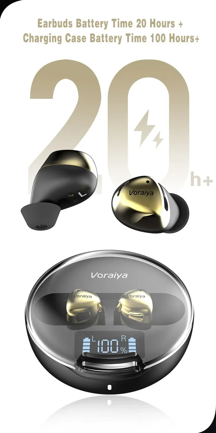 2024 New Digital Hearing Aid USB Rechargeable Noise Reduce Sound Amplifier Hearing Aids Waterproof Earphone For Deafness