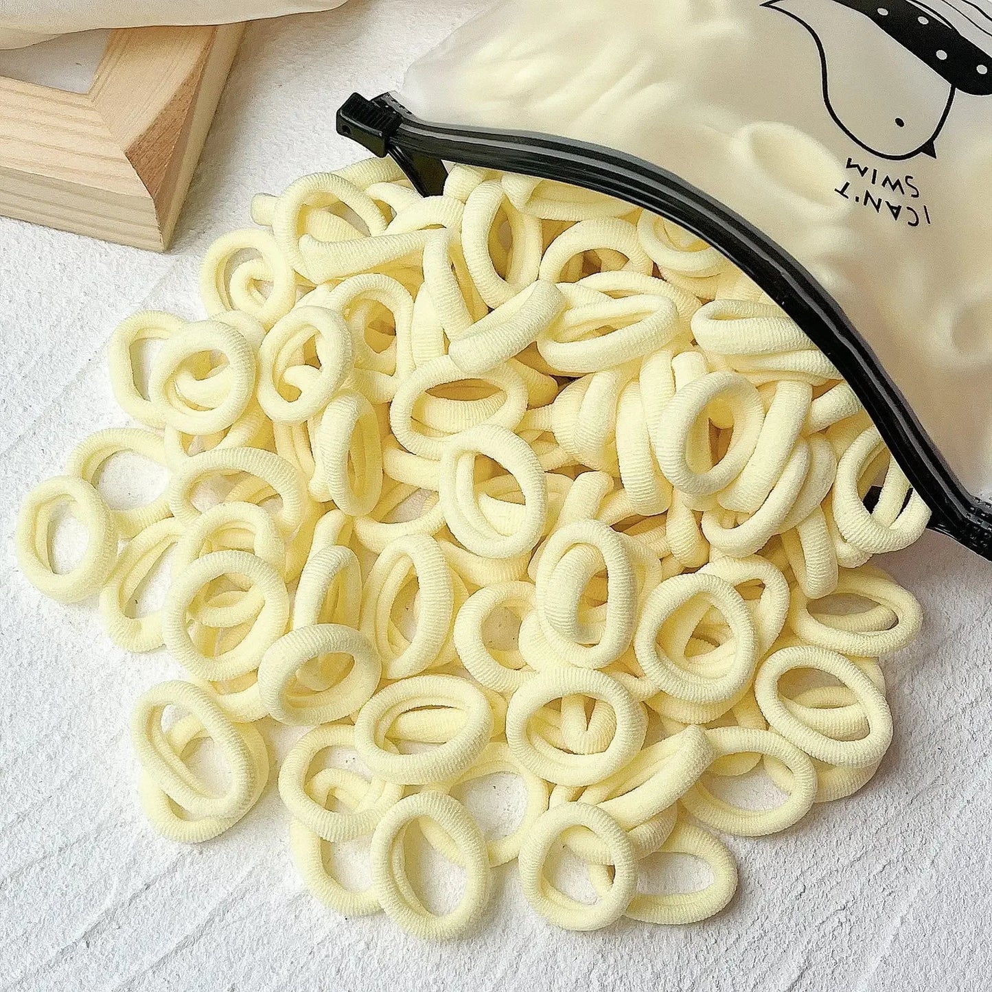 50/100Pcs Hairbands Girls Candy Color Elastic Rubber Band Hair Bands Child Baby Headband Scrunchie Kids Hair Accessories Viralgem Store