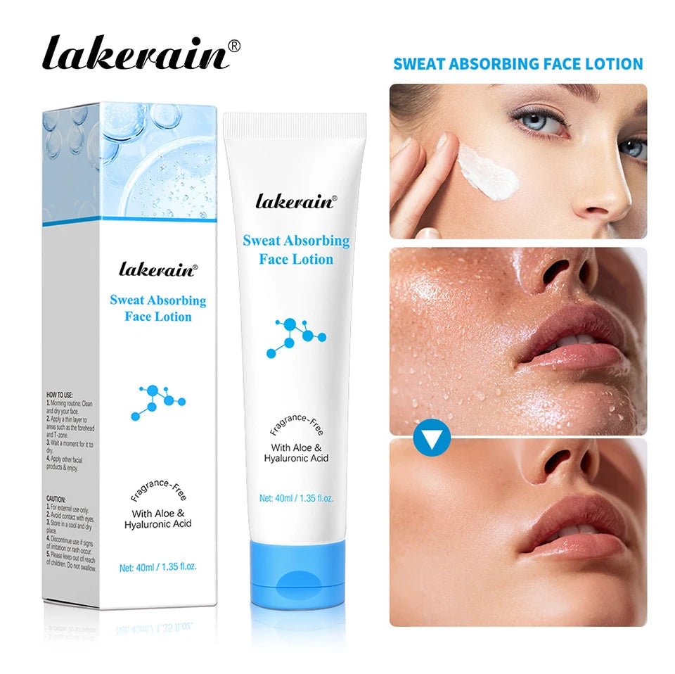 Sweat Absorbing Face Lotion Matte 40Ml Long - Lasting Sweat Control Absorbs Excess Oil Antioxidants Nourish Great Makeup Base Viralgem Store