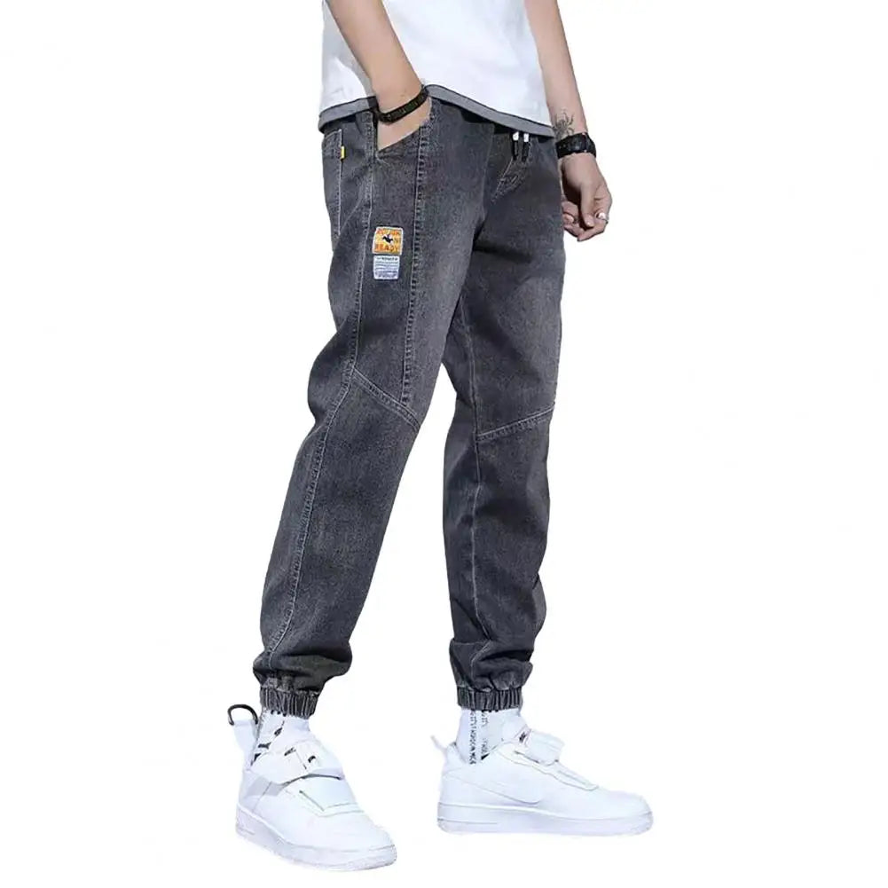 2023 Spring Summer Cotton Jogger Pant Men Pants Harajuku Cargo Jeans Casual Harem Denim Korean Hip Hop Sweatpants Male Trousers