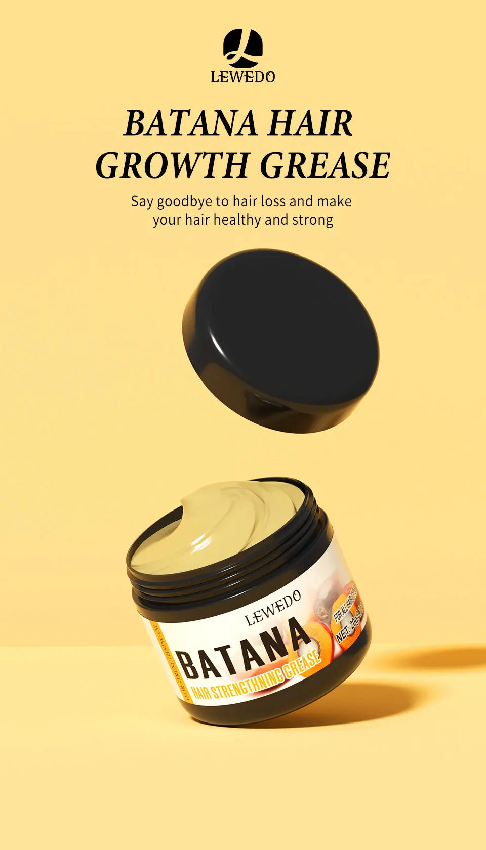 100% Pure Organic Hair Mask Batana Oil Hair Growth Oil Natural Treatment Nourish Reduce Hair Loss Anti-Breakage Hair Products