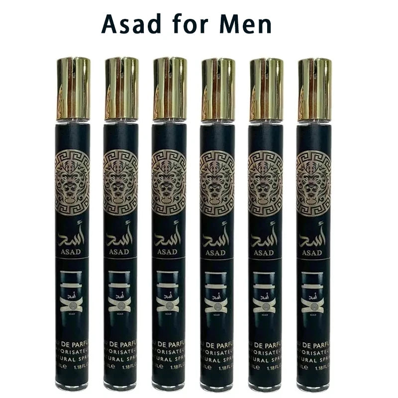 6PCS 35ml Original Yara Perfume Long Lasting Fragrance Eau de Parfum Spray Arabian Perfumes For Men's & Women Portable Perfume