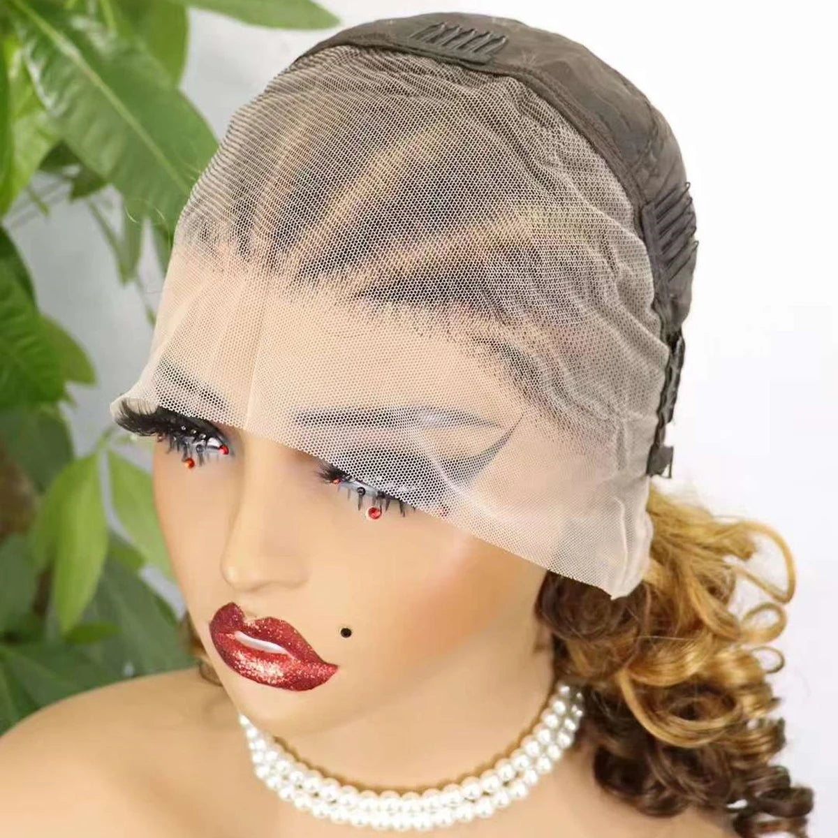 4T30T4 Color  Loose Wave Remy Human Hair Wigs 250% Density 13x4 Lace Frontal Cornrow Braided Wig SLoose Fumi Lace Braid Wig