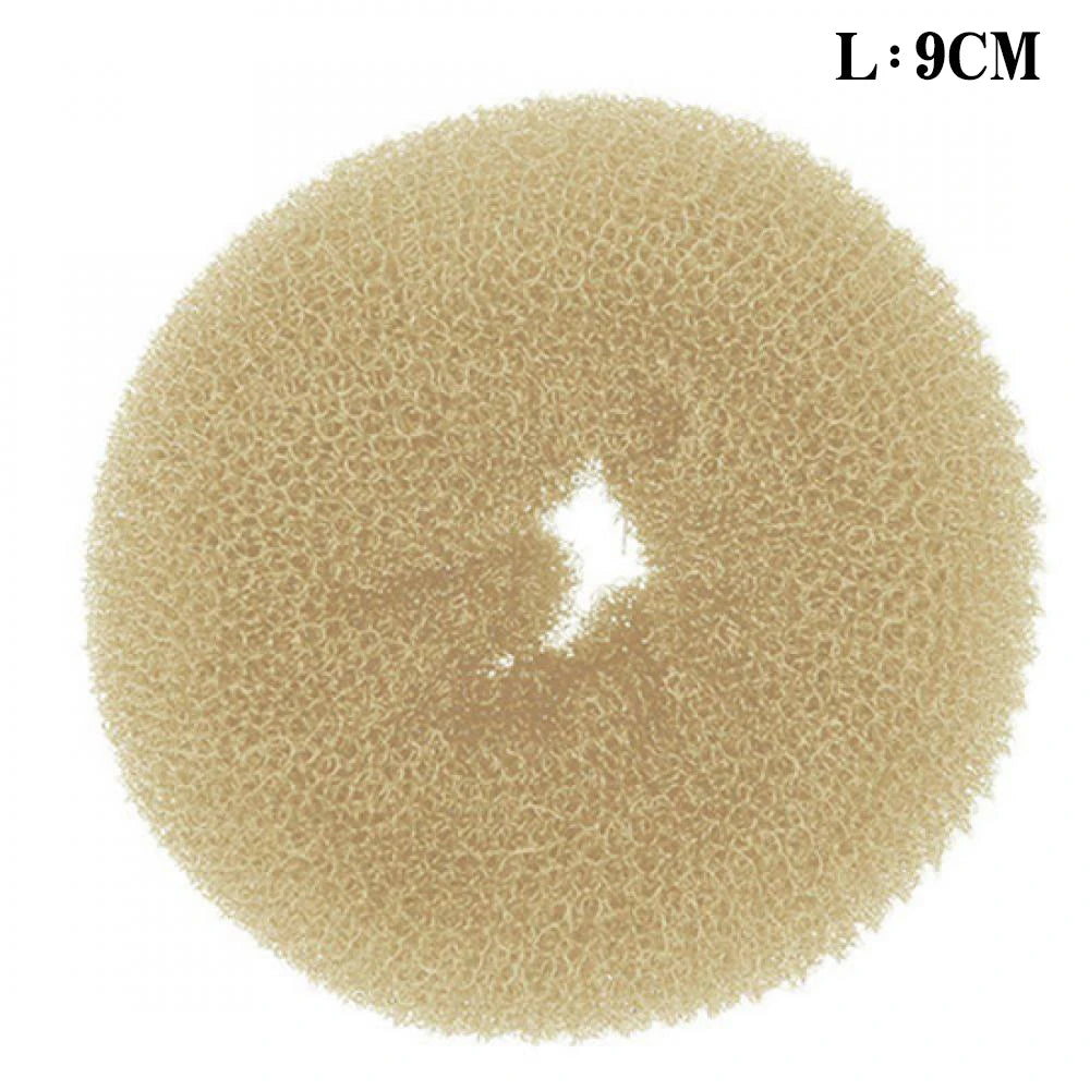 3Colors Magic Roll Foam Sponge Easy Big Ring Women Hair Bun Maker Donut Hair Styling Tools Hairstyle Hair Accessories For Girls