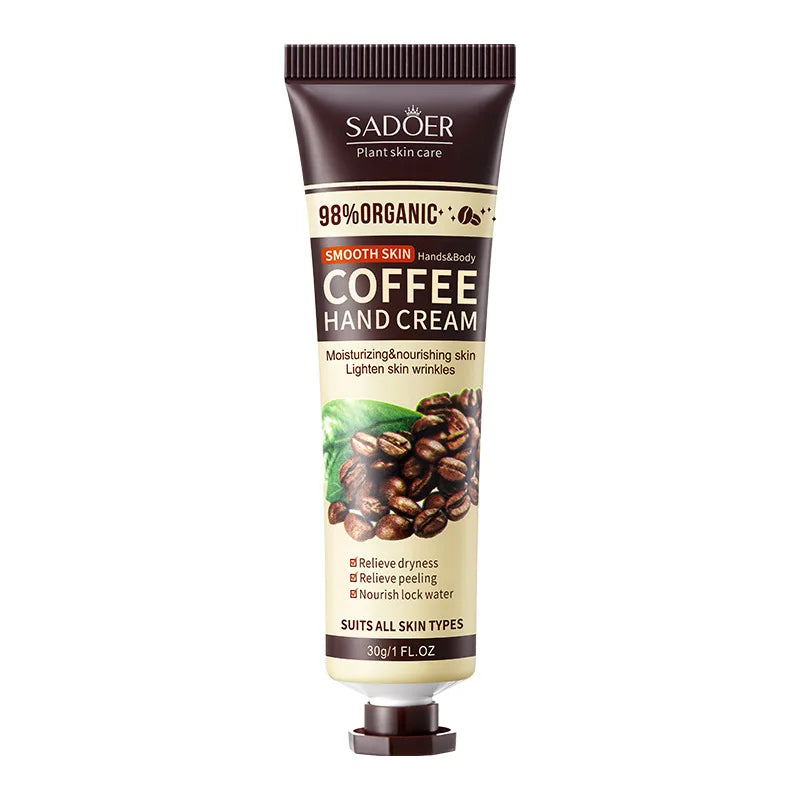 1/2/3/5pcs SADOER Coffee Hand Cream Sets Moisturizing Nourishing Whitening Hydrating Hands Skin Care Products Viralgem Store