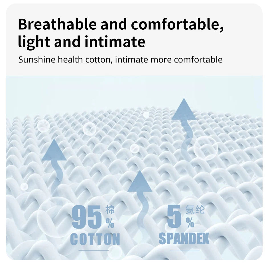 4-piece MEN'S Boyshort Young Men Printed Comfortable Underwear for Middle-aged and Elderly Men to Increase 5XL/6XL Boyshort. Viralgem Store