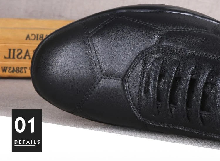 Trendy Genuine Leather Shoes Men Lazy Lightweight Bean Shoes Fashion Boat Luxury Flats Bottom Loafer Walking Driving Size 37 45 Viralgem Store