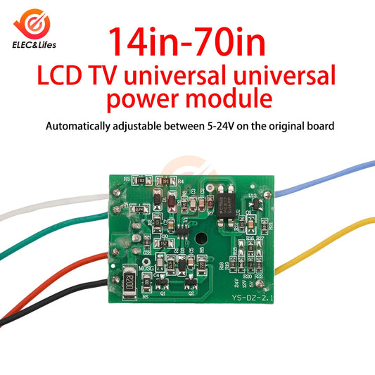 3-36V/5-24V 14-70 inch LCD TV Universal Power Supply Board Module Switch For LCD Display TV Maintenance Viralgem Store