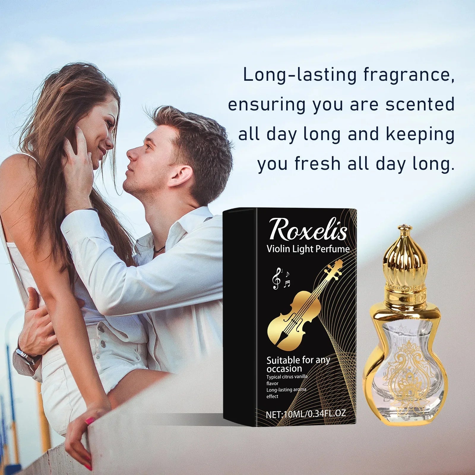 Violin Light Perfume Long Lasting Scent Attract Intimate Partner Daily Romance Dating Flirting Seduction Adult Fragrant Perfumes Viralgem Store