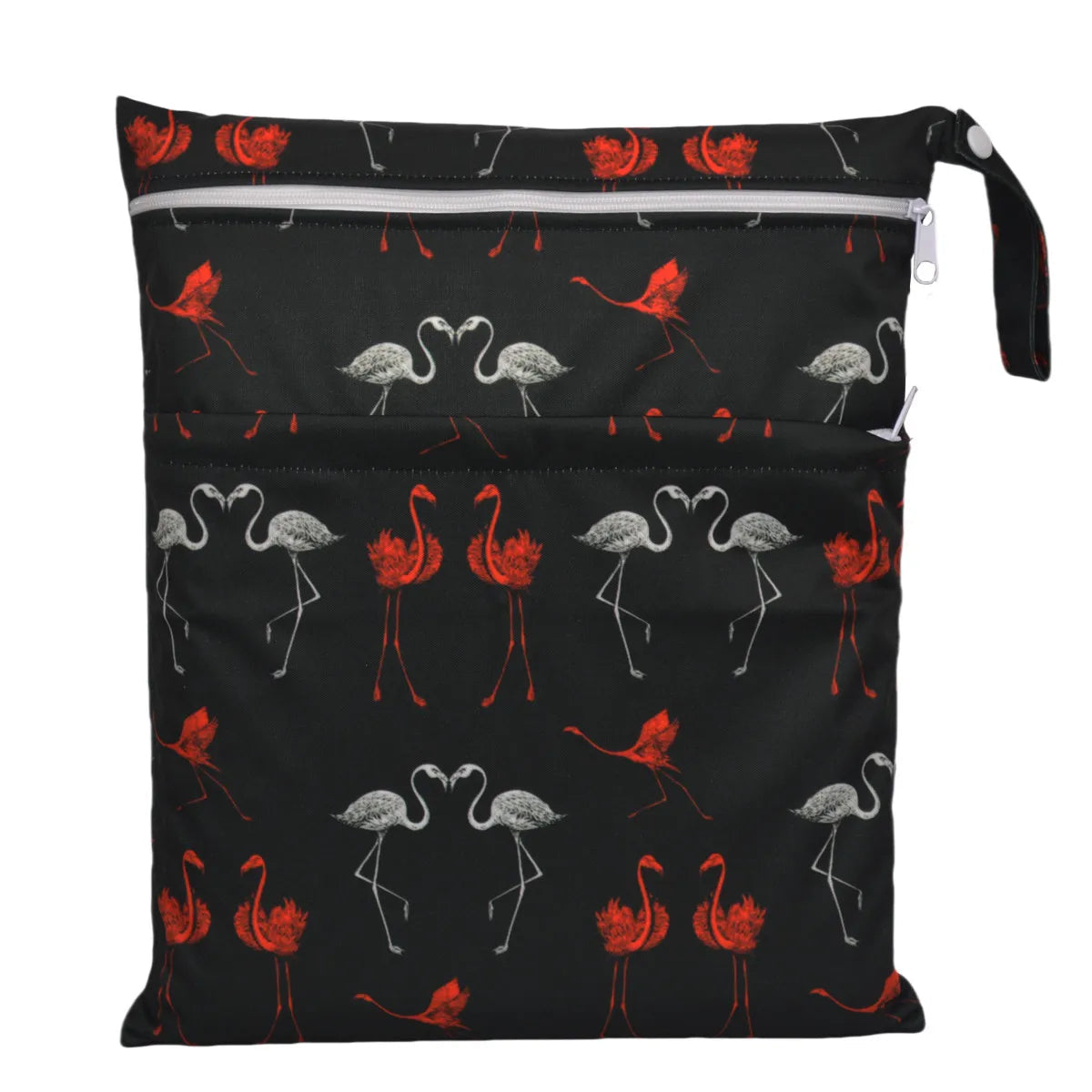 [Sigzagor] Wet Dry Bag With Two Zippered Baby Diaper Nappy Waterproof Reusable Washable Viralgem Store