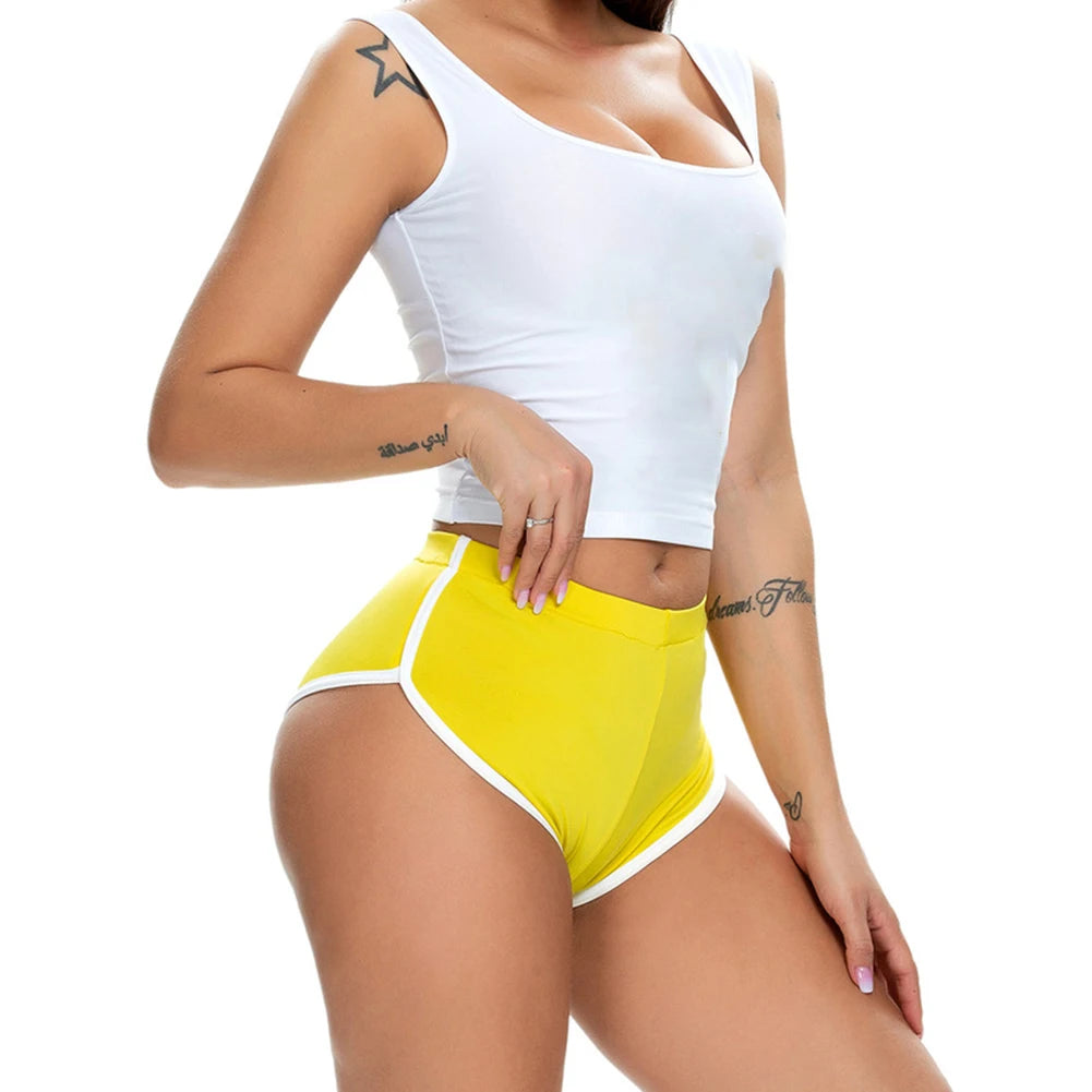 Women's Summer Leisure Loose Yoga Shorts Sports Fitness Exercise Hot Pants Push Up Training Tight Pants Pocket Shorts