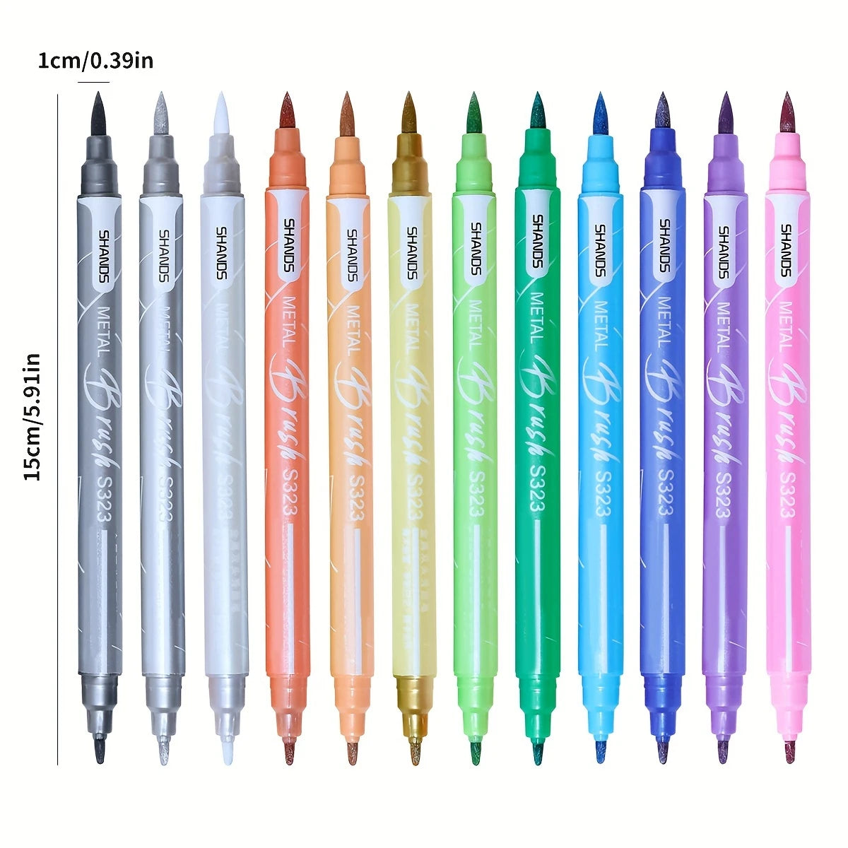 6/12 Pieces Double-ended Color Markers, Art High-value Hand-painted Pens, Suitable for Adults and Children School Office Gifts