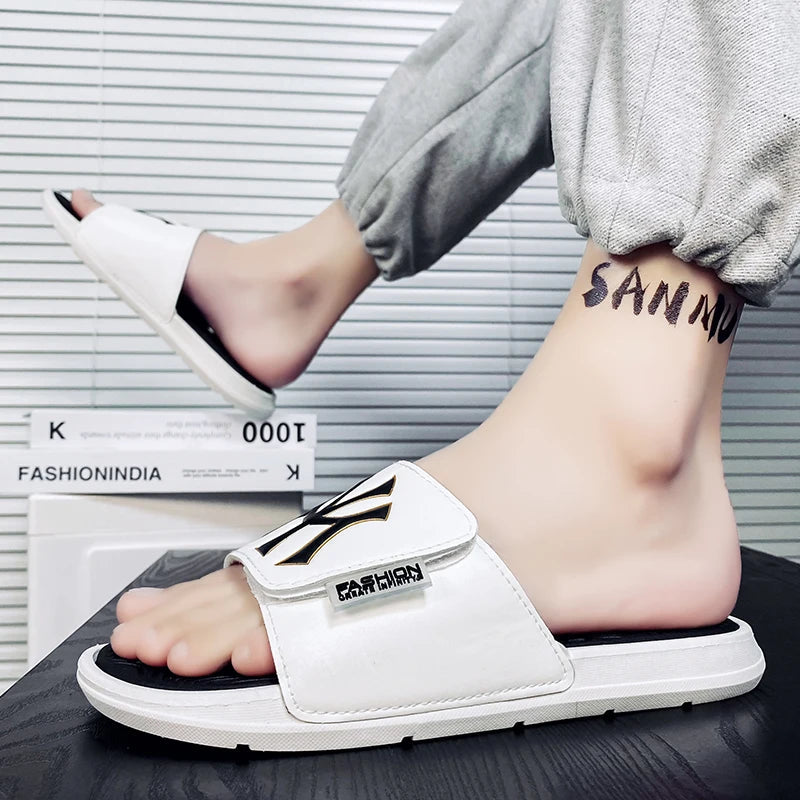 Women's Slippers Men Non-slip Slippers Summer Comfortable Beach Sandals Couple Thick Bottom Shoes Pillow Slippers 2023 Viralgem Store