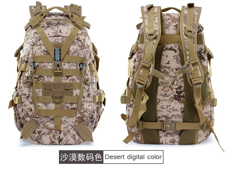 25L 900D Nylon Waterproof Backpack Outdoor Military Rucksacks Tactical Sports Camping Hiking Trekking Fishing Hunting Bag