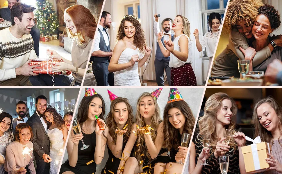 5 in 1 Curling Iron Set with Curling Brush, 0.35”-1.25” Hair Curler Wand for Hairstyle and Heat Resistant Gloves and Hair Clips Viralgem Store