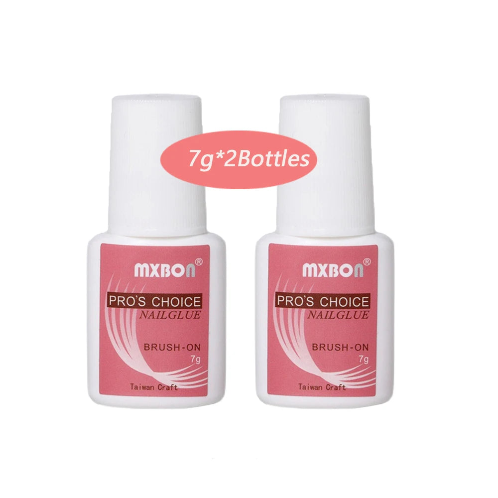 5pcs*3g Strong Adhesive Nail Glue -Fast Drying Nail Bond Glue for Acrylic False Nail Tips Gem Rhinestone Jewelry Sticky Glue Gel Viralgem Store