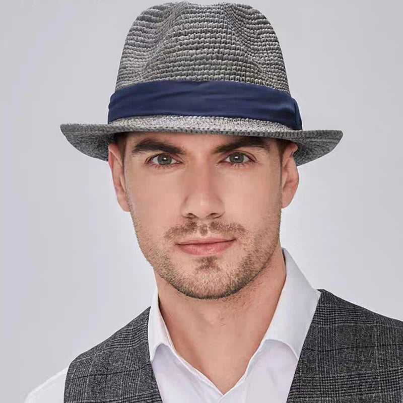 XL Large Size 61cm Panama Straw Hat for Woman and Man Foldable Straw Woven Sun Hat UPF 50+ Uv Sun Protection Shading Summer  Hat