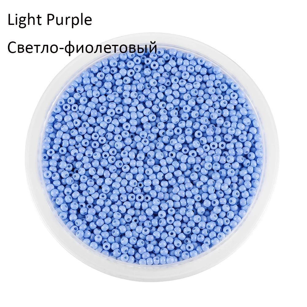 2mm Charm Glass beads Czech Glass Seed Beads Small Round Loose Bead For DIY Jewelry Making Earrings Bracelet