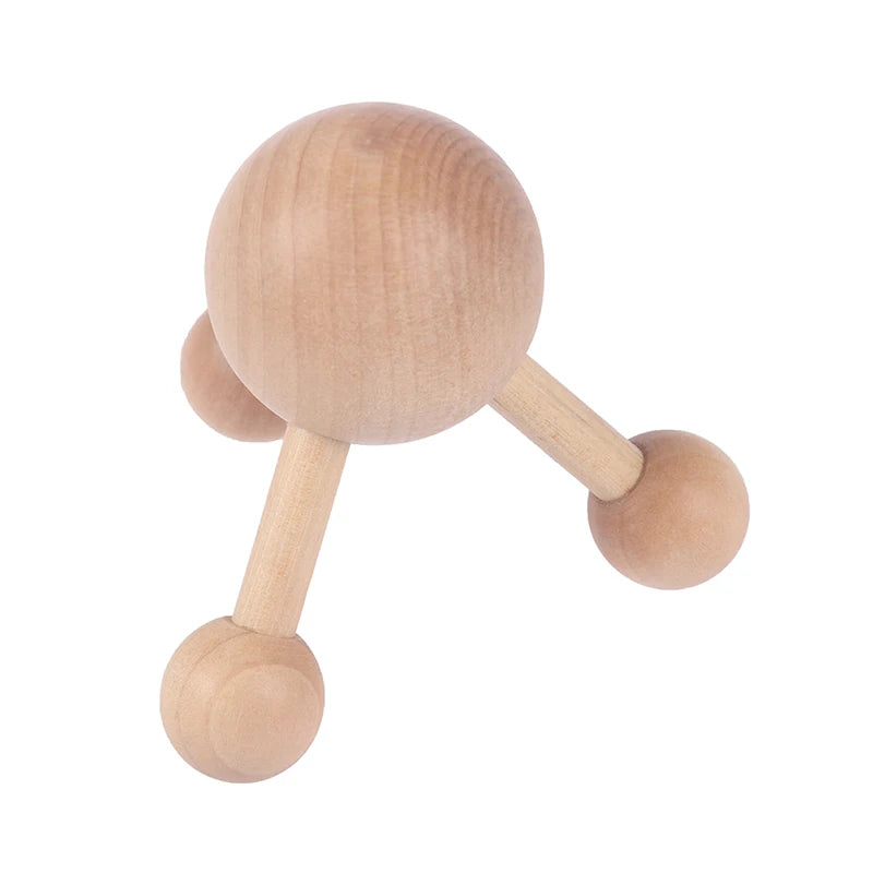 Wooden Massager Comb Portable Hand-Held Cellulite Reduction Relieve Tense Muscles Head Scalp Massage Tool 1pc Wood Massage Brush