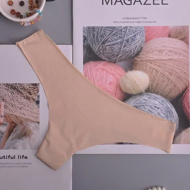 2pcs Sexy Lingerie Seamless Women G-string Underwear Ladies Panties Lingerie Bikini Pants Tanga Thong Intimatewear Briefs