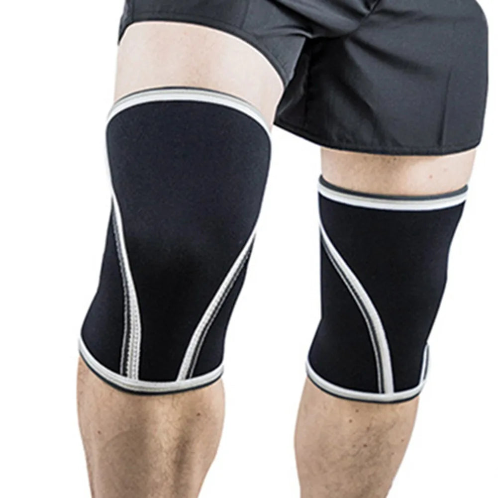 1 PC Squat 7mm Knee Sleeves Pad Support Men Women Gym Sports Compression Neoprene Knee Protector Fitness Gym Fit Weightlifting
