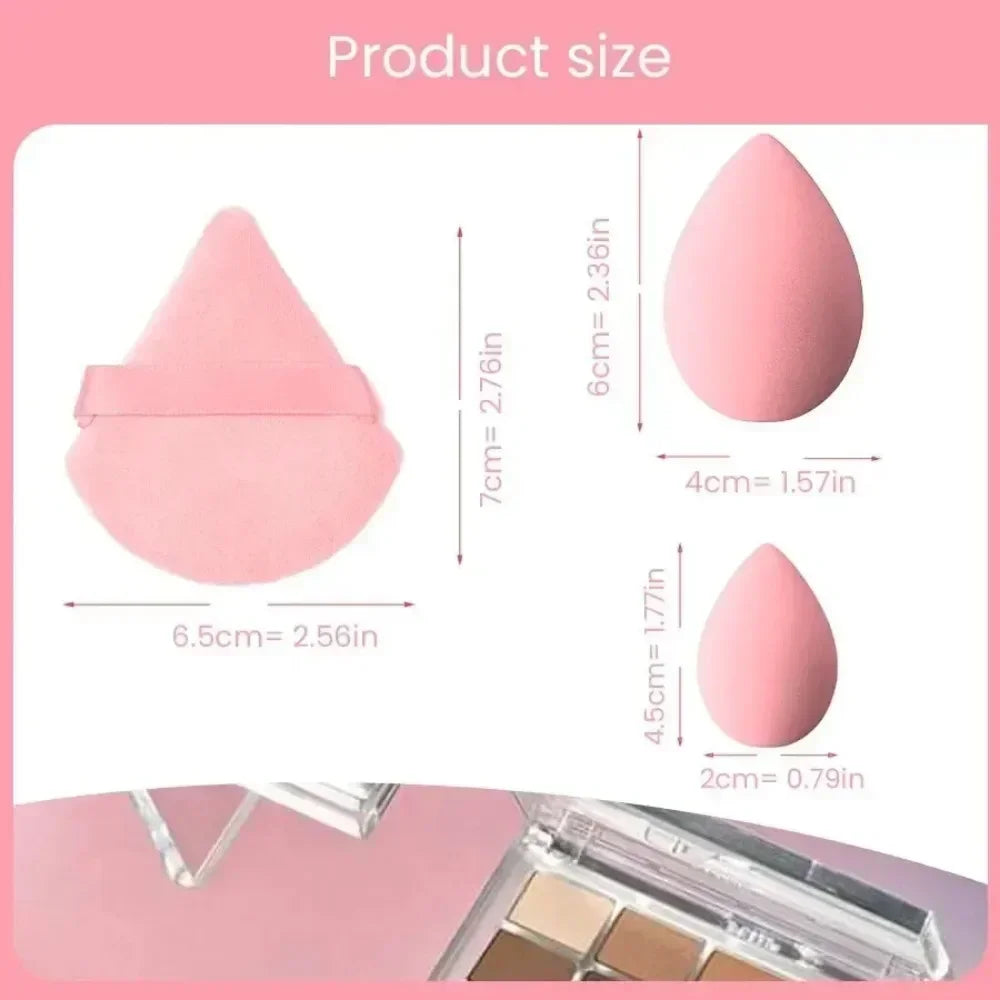 12/14Pcs Makeup Sponge Blender Beauty Egg with Storage Bottle Cosmetic Puff Foundation Sponges Powder Puffs Make Up Accessories Viralgem Store