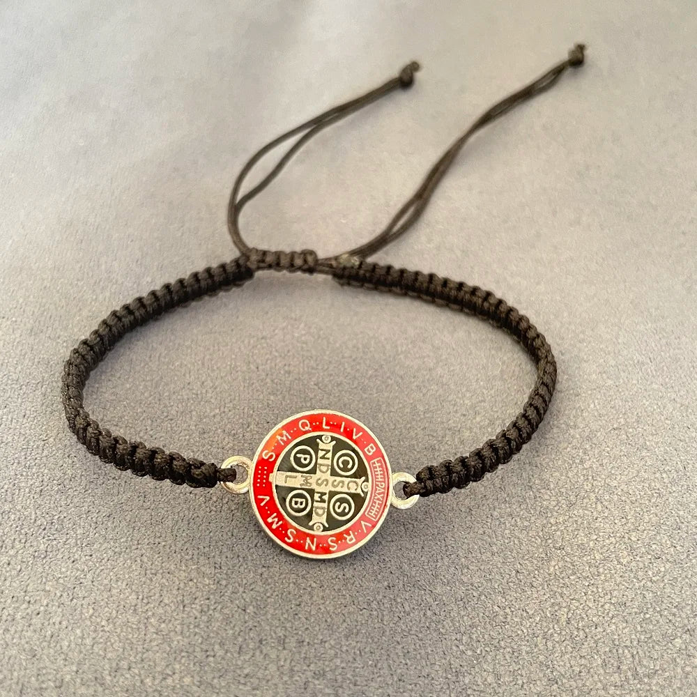 W.W.J.D. | WWJD Woven Bracelets San Benito Medal Bracelet Adjustable Stacking Jewelry