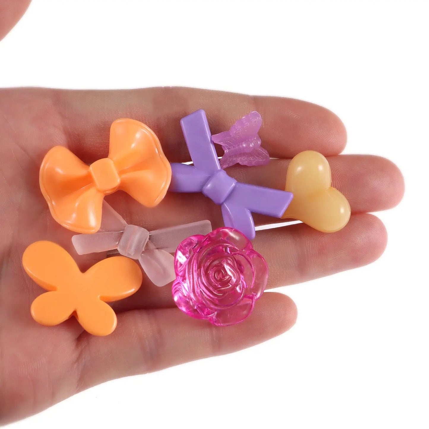 1bag Mixing Style Candy Color Acrylic Beads For DIY Handmade Bracelet Jewelry Making Phone Chain Accessories Viralgem Store