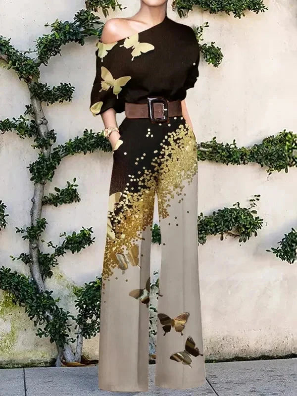 Women Jumpsuits New In Spring Autumn Female Chic Elegant Office Lady Wide Leg Pants Bodysuits Jump Suits for Women One Pieces Viralgem Store