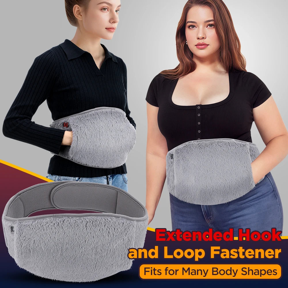 3 Levels Electric Graphene Heating Pad Cold-Proof Uterine Belt Cold-Proof Hand Waist Warming Pad USB Recharging Abdominal Warmer