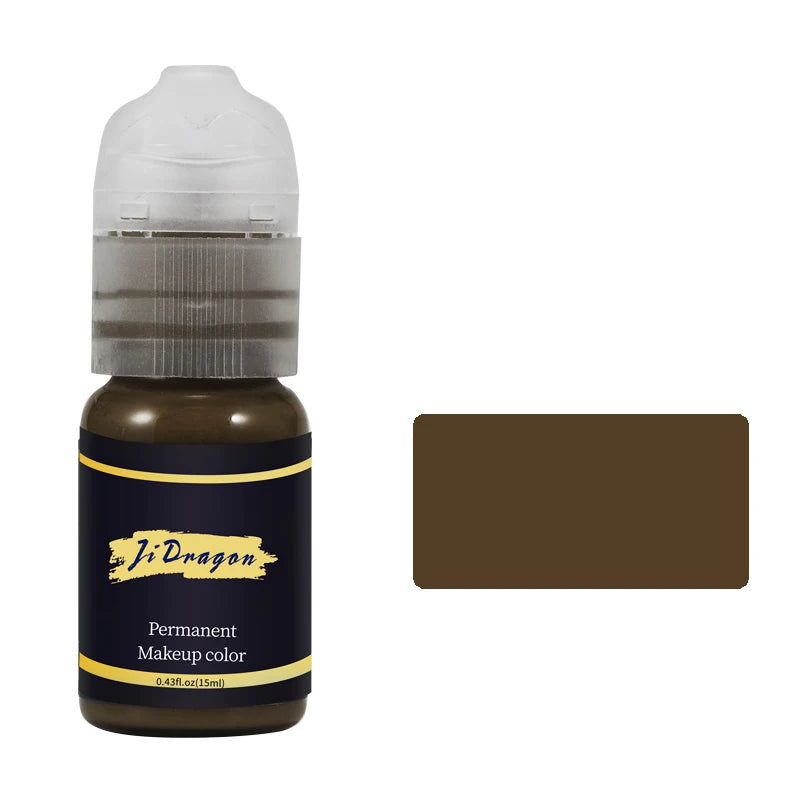 15ml Tattoo ink Pigment Color Paint Set Mix Permanent Makeup Microblading Eyebrow Lip Eyeliner SMP Beauty PMU Body Art Supplies