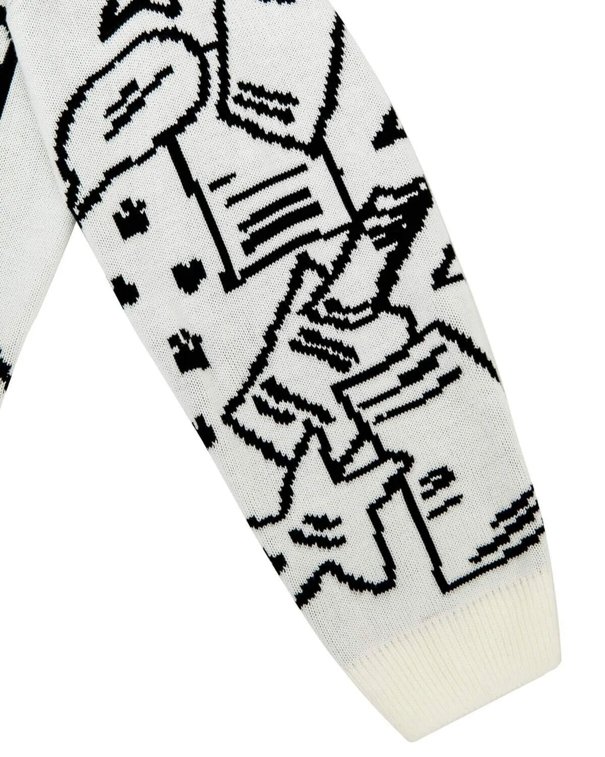 Vintage Cartoon Knitted Sweaters Men Casual Oversized Fashion Women Streetwear Tops Harajuku Pullover Y2k Aesthetic Clothes Goth