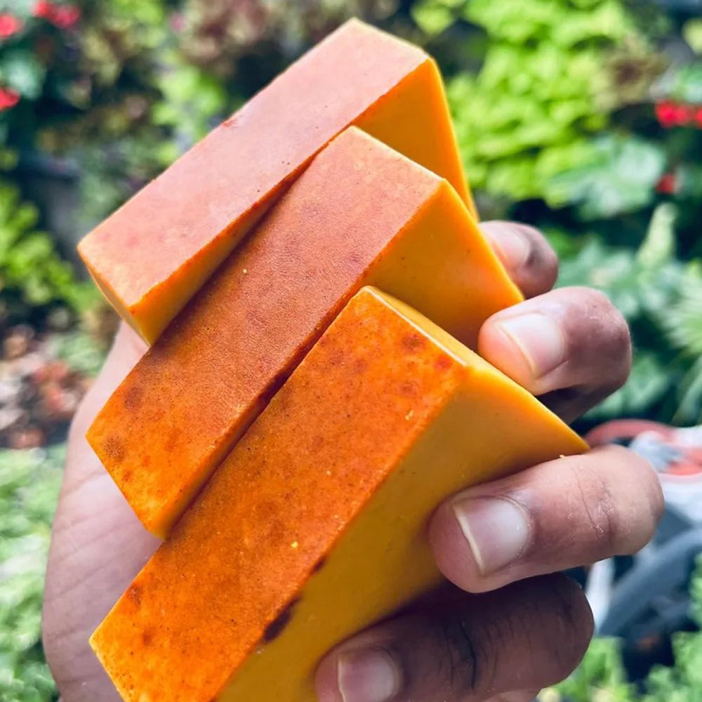 100g Turmeric Hand Made Soap, Lemon Kojic Acid Soap, Shower and Facial Soap Viralgem Store