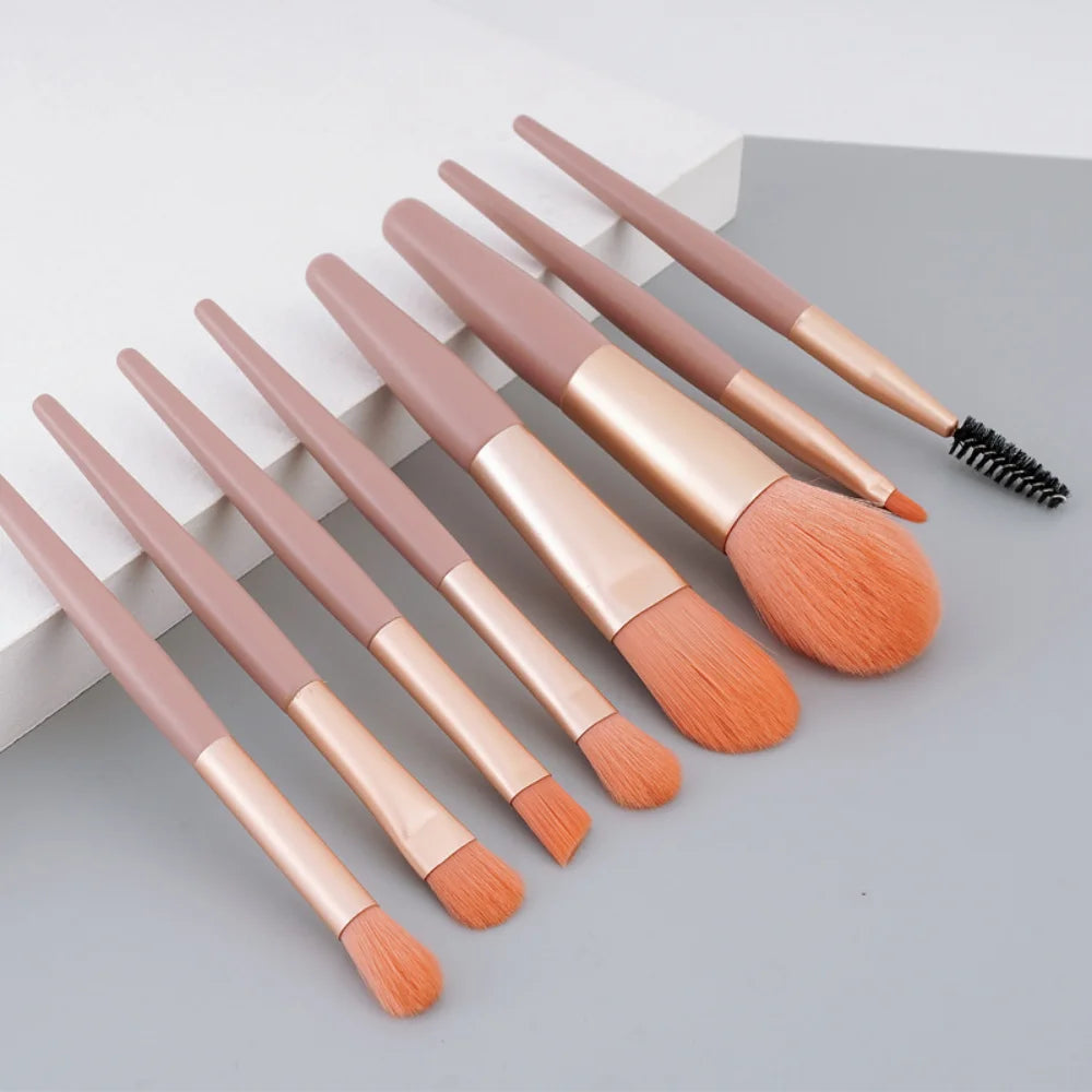 8-13Pcs Soft Makeup Brushes Set Eye Shadow Foundation Brush Women Cosmetic Brush Powder Blush Blending Brush Make Up Beauty Tool