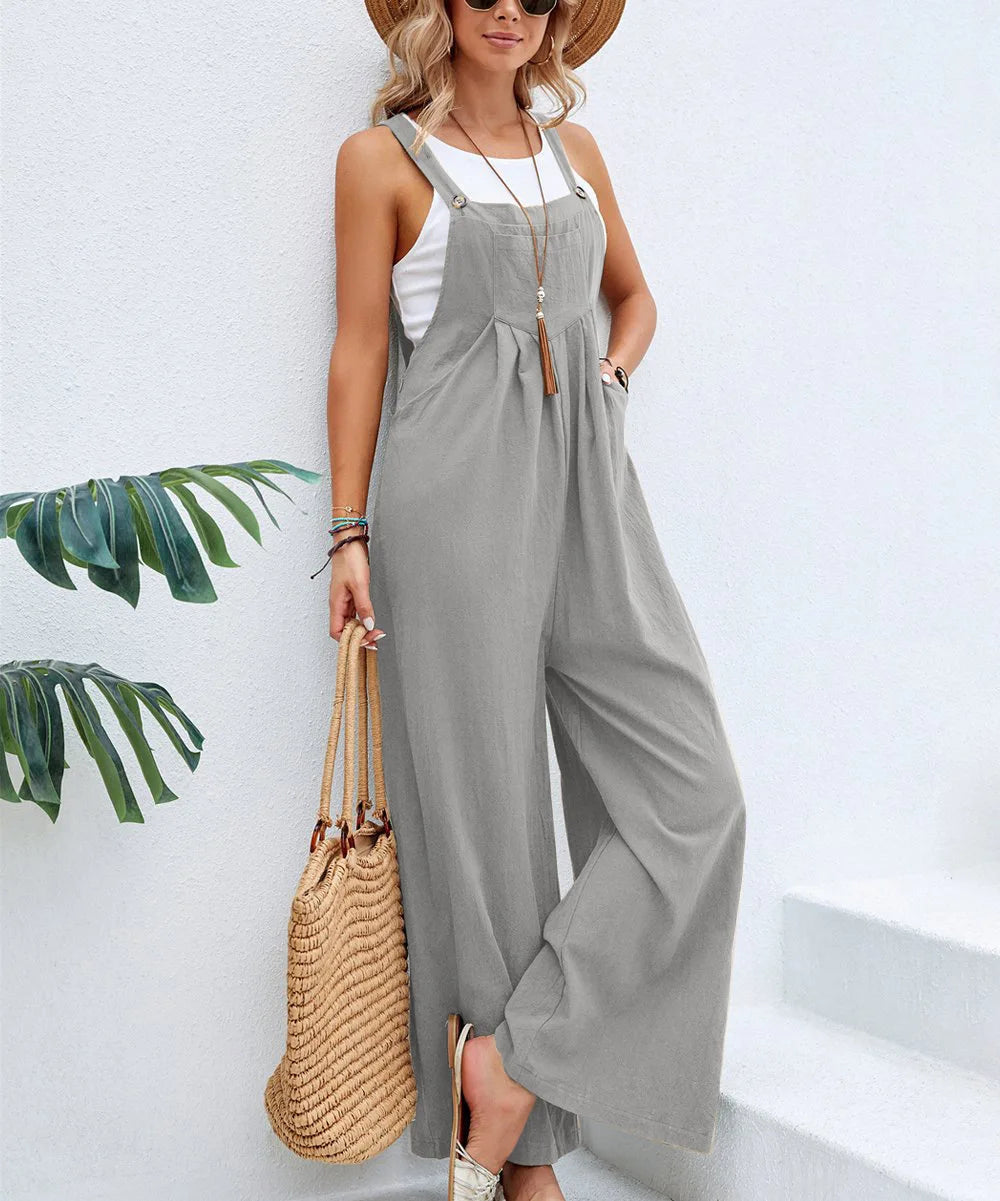 Women Loose Fit Fashion Overalls Wide Leg Baggy Bib Overalls Jumpsuit Dungarees Summer Jumpsuit Casual Elegant Overalls Summer Viralgem Store