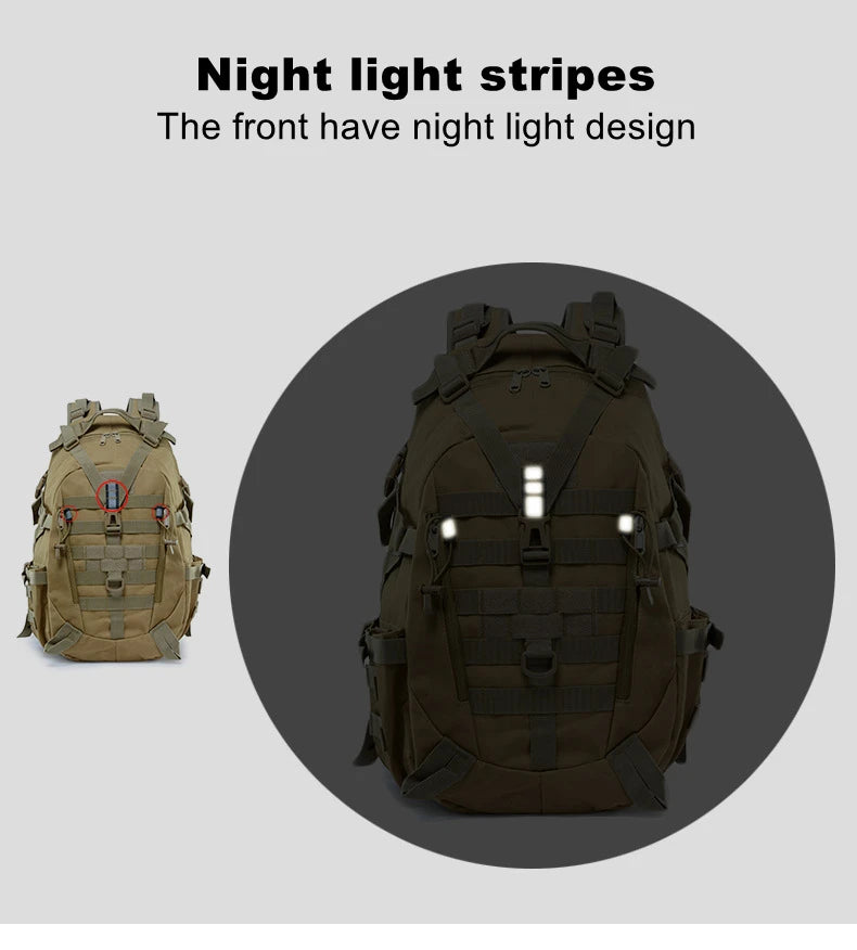 25L 900D Nylon Waterproof Backpack Outdoor Military Rucksacks Tactical Sports Camping Hiking Trekking Fishing Hunting Bag