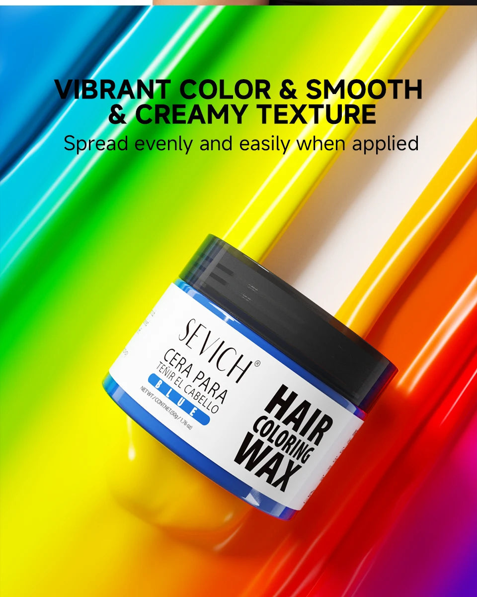 Temporary Hair Color Wax 13 Colors Hair Styling Hair Dyeing Paste Long Lasting Hair Dye Mud Kids Diy Hair Colour Cream Wax 50g Viralgem Store