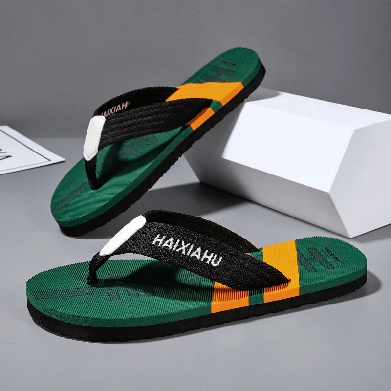 2024 new summer men's ultra-light EVA sole fashion comfortable sandals flip-flops