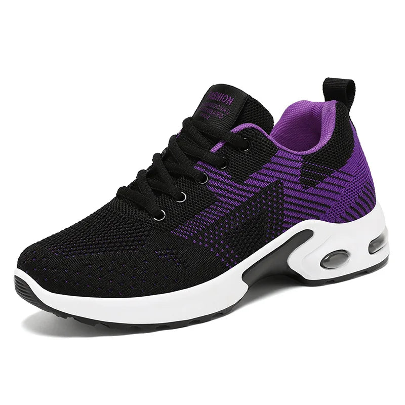 Sports shoes Women's new women's shoes summer large size casual comfortable breathable lace-up sports running shoes