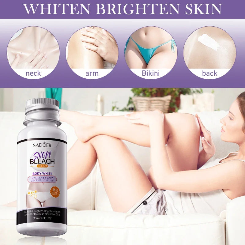Whitening Cream Private Parts Underarm Bleaching Serum Whiten Butt Knee Brighten Inner Thigh Intimate Parts Dark Remove Melanin Viralgem Store