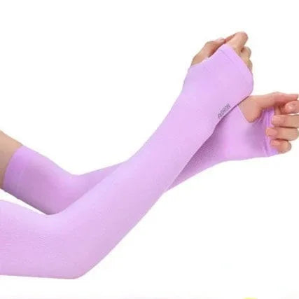 1 Pair Arm Sleeves Warmers Sports Sleeve Sun UV Protection Hand Cover Cooling Warmer Running Fishing Cycling Arm Cover
